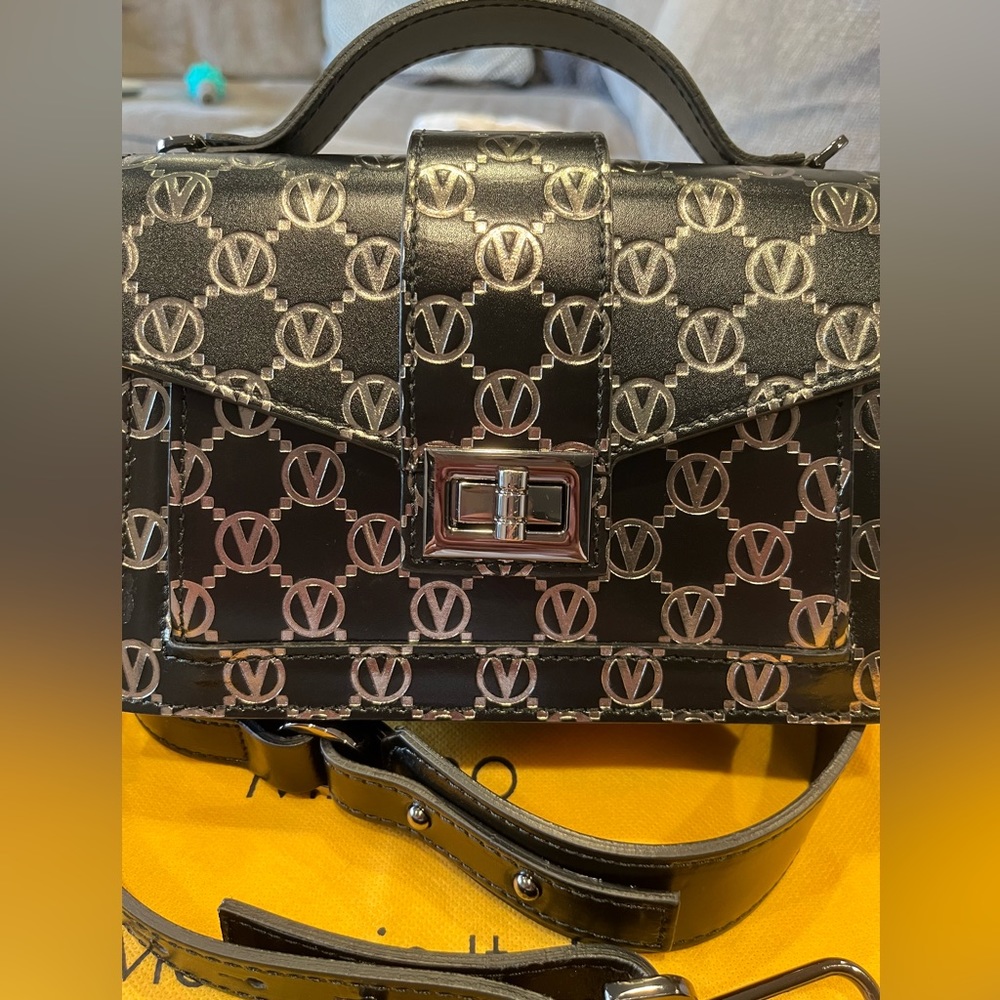 WORN TWICE - Valentino by Mario Valentino Monogram Top Handle Bag - Picture 6 of 16